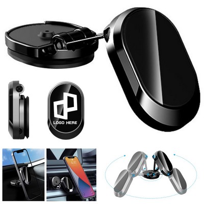 Foldable Magnetic Mini Car Phone Holder Stands
