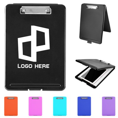 Plastic Clipboard W/ Storage Holder