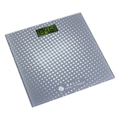 Health, Beauty & Fitness Bally's Digital Bathroom Scale w/2.6" Lcd - Gray