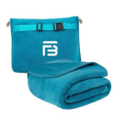 Travel Blanket with Feet Cover