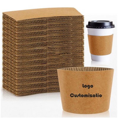 Hot Coffee Cup Corrugated Sleeve
