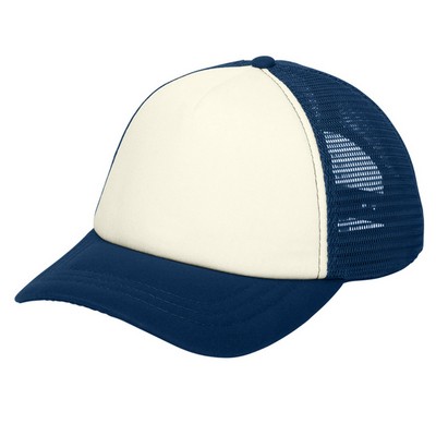 Port Authority 5-Panel Twill Foam Trucker Cap