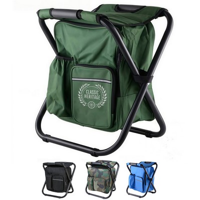 Portable Cooler Chair - For Fishing & Camping