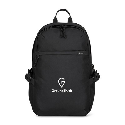 Renew Recycled rPET Computer Backpack - AWARE™ - Black