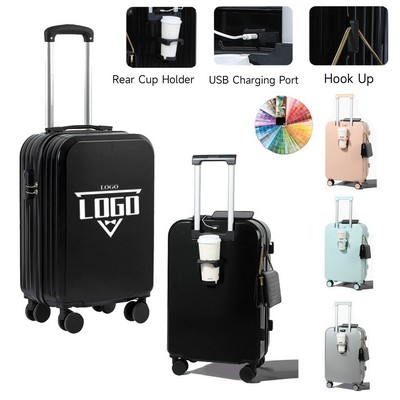 Customizable Carry-On Travel Suitcase