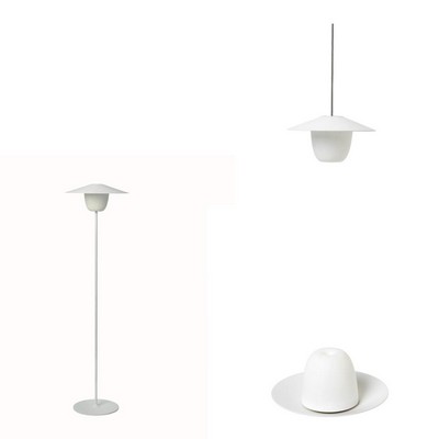 Blomus Ani Mobile 3 In 1 Rechargeable Led Floor Lamp - White