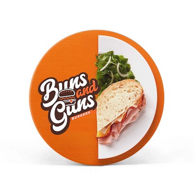 3.5" x 1mm Circular Pulpboard Coaster - Full color print - Single-sided