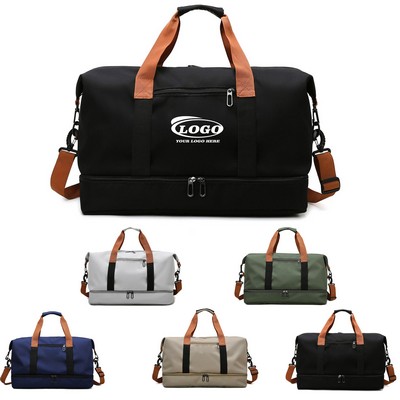 Black Travel Duffel Bag