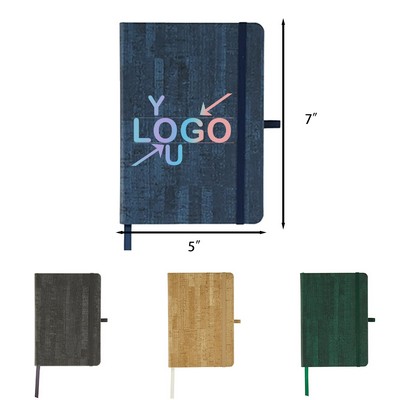 5" x 7" Wood Texture Notebook