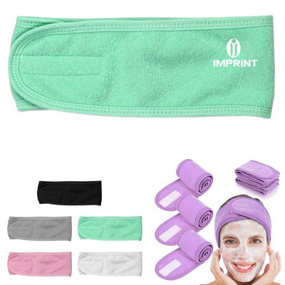 Adjustable Spa Facial Headband For Face Washing