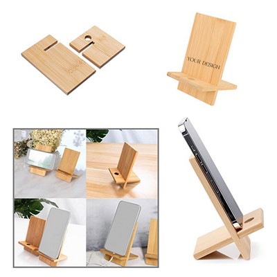 Detachable Bamboo Phone Stand