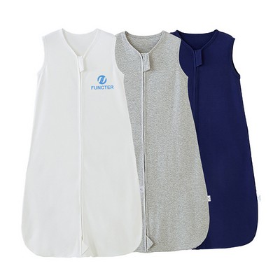 50% Cotton and 50% Bamboo Sleeveless Baby Sleep Sack for Summer - 0-24 Months