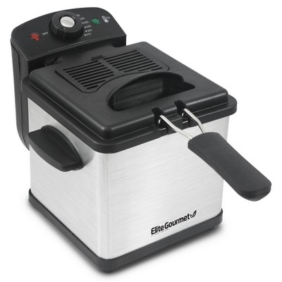 Elite 1.6Qt Immersion Stainless Steel Deep Fryer