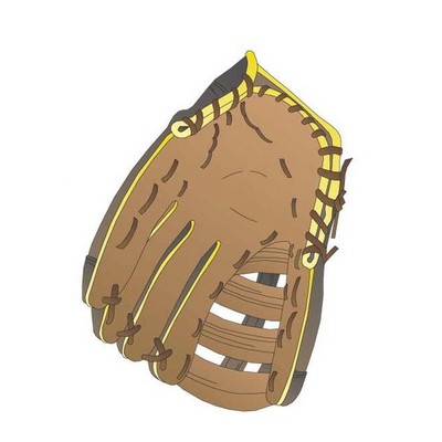 Baseball Glove Gift Shop Magnet w/ Full Magnetic Back (2 Square Inch)
