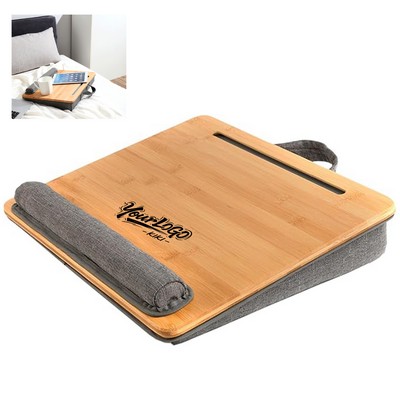 Portable Bamboo Lap Desk (16.50" x 13.40" x 2.36")