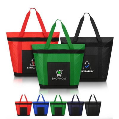 Triple-Carry Insulated Pizza & Grocery Bag