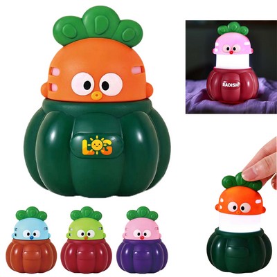 Carrot Cartoon Night Light