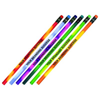 7.5-inch Color-Tipped Aluminum Ferrule Pencils