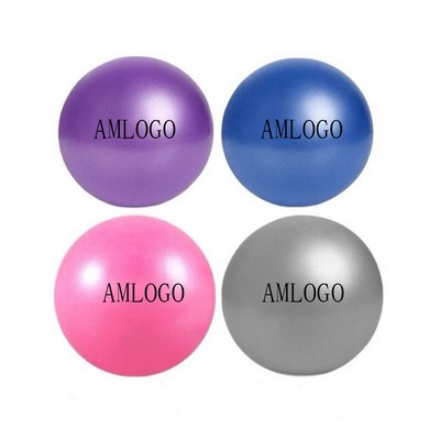 Portable Pilates Ball with Built-In Inflation Straw