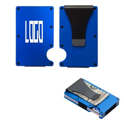 Aluminum RFID Blocking Credit Card Wallet