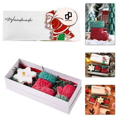 Christmas-Themed Glove Scented Candle Gift Set
