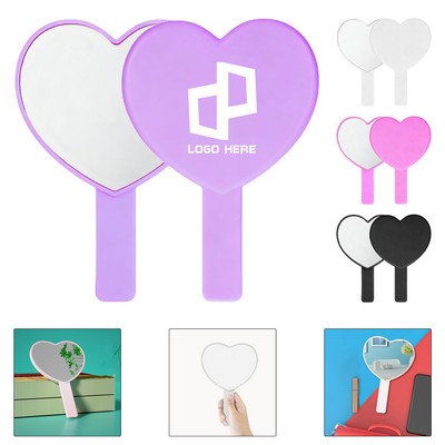 Heart Shaped Handheld Mirror