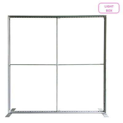 Hardware only for Backlit LED Light Box SEG Floor Display WALL Kit, (8'W x 8'H)
