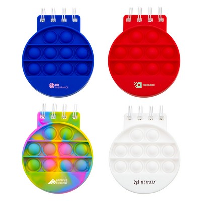 Round Spiral Notebook Push Pop