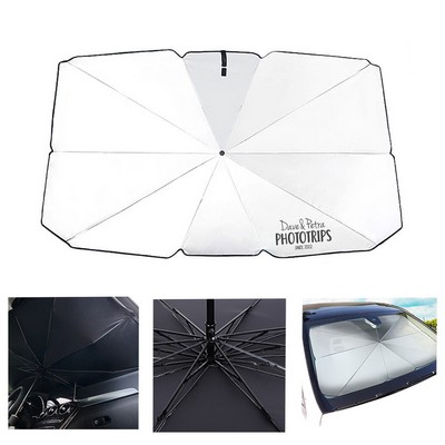Folding Automotive Windshield Sunshade