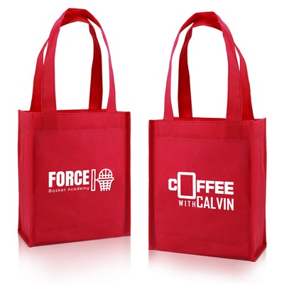 Non Woven Mini Gift Tote Bag ( 8" X 4" X 10" )