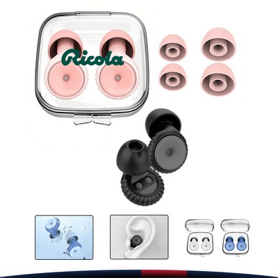 DreamMute Serrated Grip Silicone Earplugs