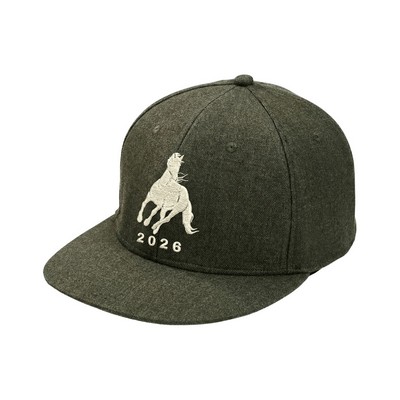 6-Panel Wool-Blend Baseball Cap