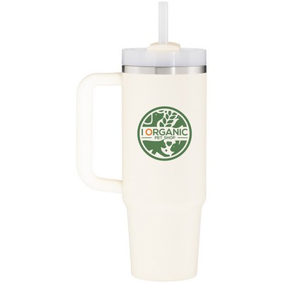 30 oz Stanley Quencher H2.0 FlowState Stainless Steel Water Bottle (Cream)