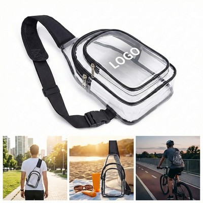 PVC Transparent Sling Bag