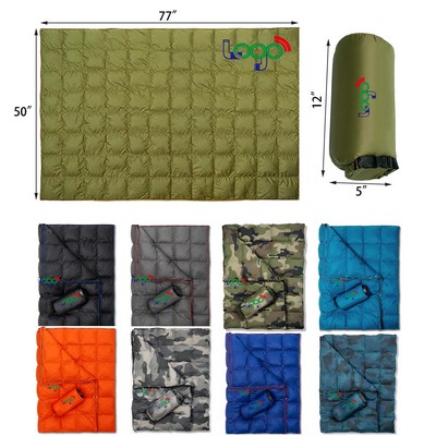 Quilt Down Camping Blanket
