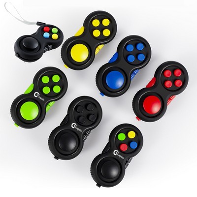 Original Fidget Toy Game, Rubberized Classical Controller with Lanyard