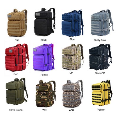 Custom Classic Heavy Tactical Backpack in Multiple Colors