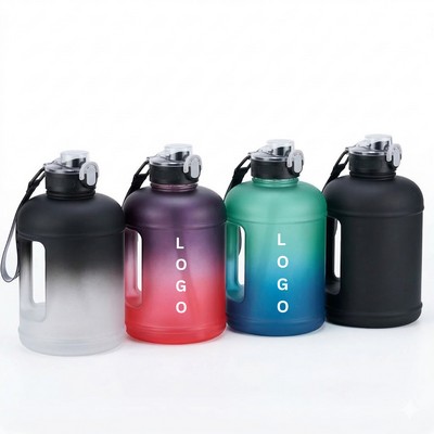 60 oz Plastic Sports Water Bottle Large Capacity