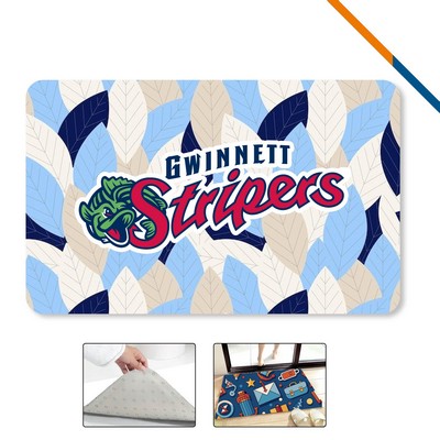 PileStep HD Logo Indoor Flannel Floor Mat 1.7' X 2.7'