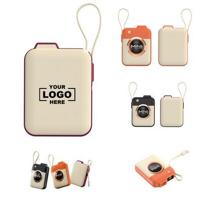 Fast Charge Mini Camera Power Bank 10000mAh 100% Real Capacity Cute Design Portable