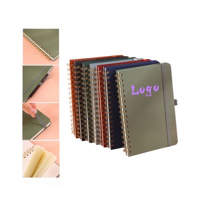 Spiral Notebook With Strap Closure