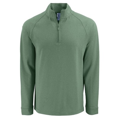 Clique Dash Recycled Mens Quarter Zip Sweatshirt