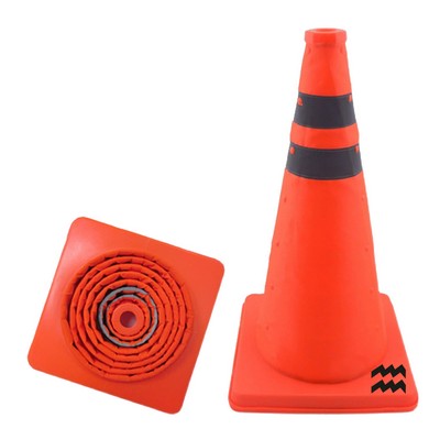12" Collapsible Safety Traffic Cone