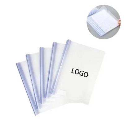 Report Cover With Sliding Bar
