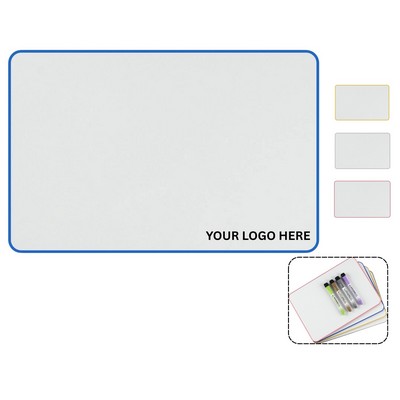 Reusable PVC Dry Erase Writing Board