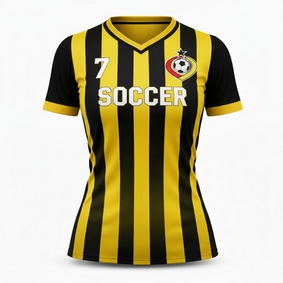 Women's Silk Feel Soccer Jersey 180GSM Interlock