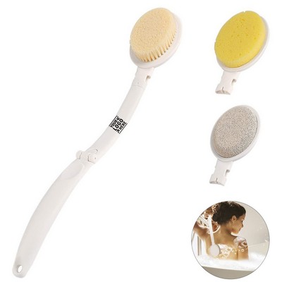 Versatile Detachable Shower Brush Set