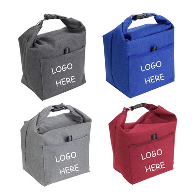 Bellevue Heathered Polyester Insulated Lunch Tote