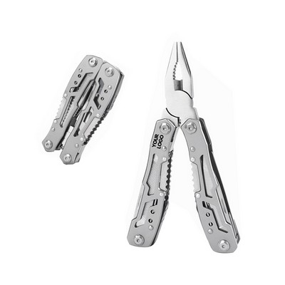 Multitool 12In1 Spring-Action Folding Pliers W/Nylon Sheath