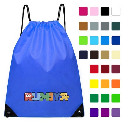 210D Polyester Cinch Drawstring Backpack